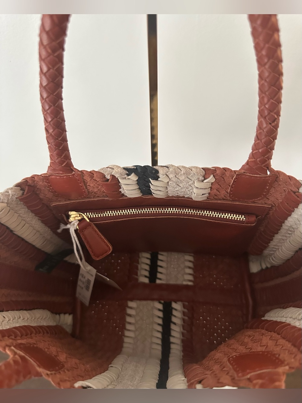 Madewell signature woven mini tote - stripe pattern - Picture 7 of 11